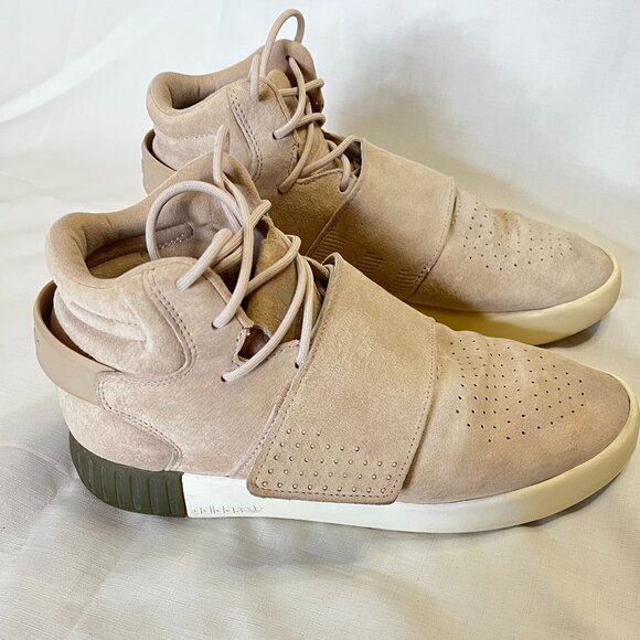 adidas Originals Shoes - Adidas Originals Tubular Invader Strap Sneakers | Women’s 8.5 | Beige Suede